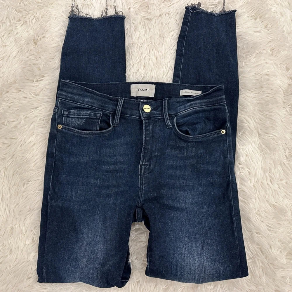 Frame distressed le skinny de Jeanne| Size 26